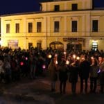 Hviezdoslavov lampiónový sprievod na námestí.