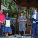 Záber z podujatia "Nech to para tlačí 2018." - Igor Janckulík, Mária Jagnešáková, vľavo Zuzana Ivanova a Boguslaw Sroka.