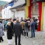 Otvorenie expozícií september 2018 - hostia pri vstupe do Turzovho paláca.