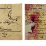 Sken korešpondencie farbiarne Schiffer v obci Slanica (1912-1913).