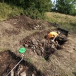 Fotografie z archeologického výskumu na Ostražici 6.
