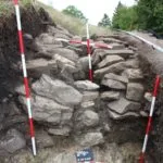 Fotografie z archeologického výskumu na Ostražici 4.
