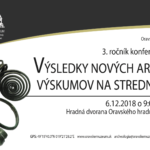 Výsledky nových archeologických výskumov na strednom Slovensku 2018 pozvánka