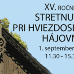 Banner ku podujatiu "XV. Stretnutie pri Hviezdoslavovej hájovni 2019".