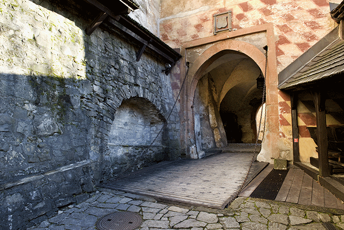 H radná brána oravského hradu, autor: M.Pišný