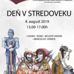 Plagát k podujatiu "Deň v stredoveku 2019".