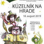 Plagát k podujatiu kúzelník na hrade 2019