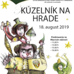 Plagát k podujatiu "Kúzelník na hrade 2019".