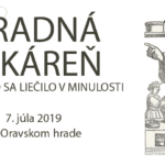 Banner ku podujatiu "Hradná lekáreň 2019".