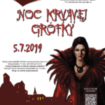Plagát podujatia "Noc krvavej grófky 2019".
