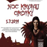 Plagát podujatia "Noc krvavej grófky 2019".
