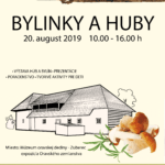 Plagát k podujatiu "Byliny a huby 2019".