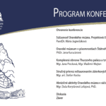 Banner - program konferencie "150. výročie založenia Oravského múzea 2018".