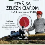 Plagát ku podujatiu "Staň sa železničiarom 2019".