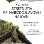Plagát k podujatiu "stretnutie pri hájovni 2019".