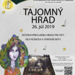 plagát k podujatiu "Tajomný hrad."