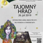 plagát k podujatiu "Tajomný hrad."