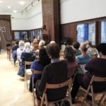 Podujatie v literárnej expozícií - fotografia z podujatia "Večer klasikov 2018".