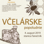 plagát k podujatiu včelárske popoludnie 2019