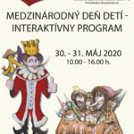 Medzinárodný deň detí na Oravskom hrade 2020 - plagát.